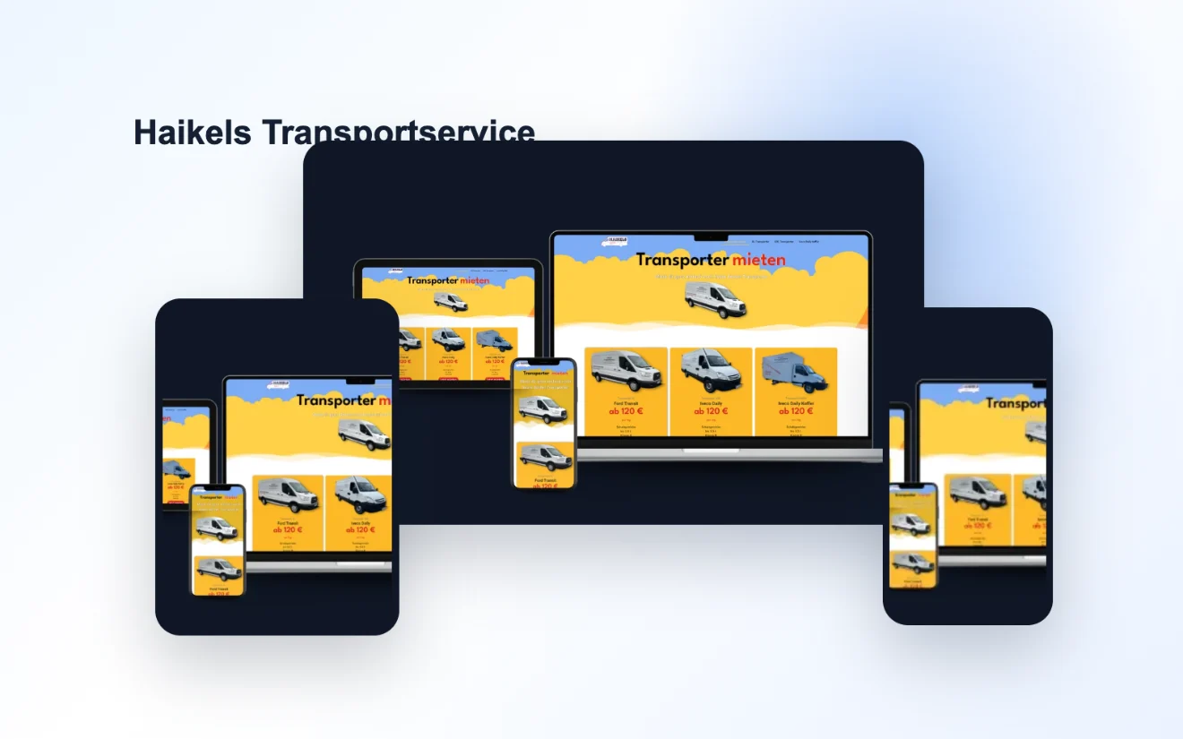 Mockup Haikels Transportservice