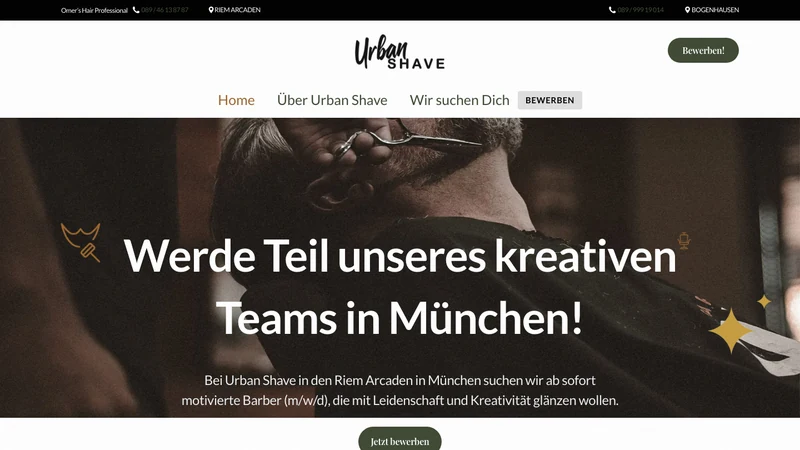 Jobs bei Urban Shave