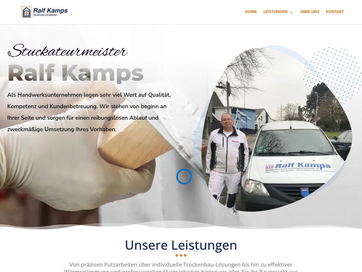 Tablet-Ansicht Kamps Stuck