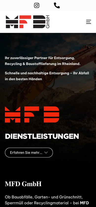 Mobile-Ansicht MFD GmbH
